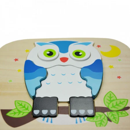 Puzzle din lemn Bufnita JUMINI [4]