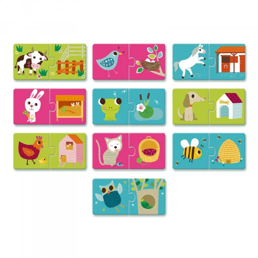 Puzzle duo Habitat, Djeco [3]