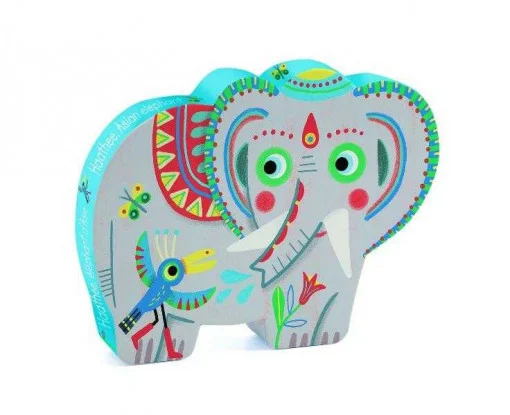 Puzzle Elefantul asiatic, Djeco [1]