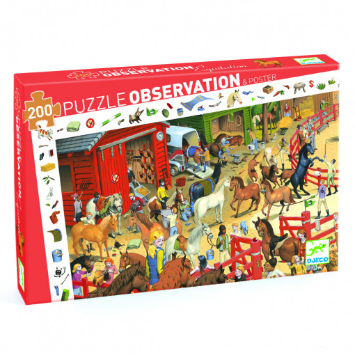 Puzzle observatie Cai, Djeco [3]