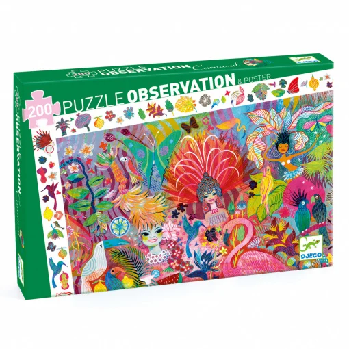 Puzzle observatie Carnavalul de la Rio, Djeco [2]