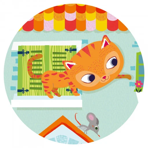 Puzzle Pisici jucause, Djeco [4]
