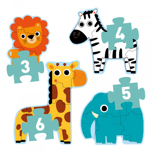 Puzzle progresiv Jungla, Djeco [2]