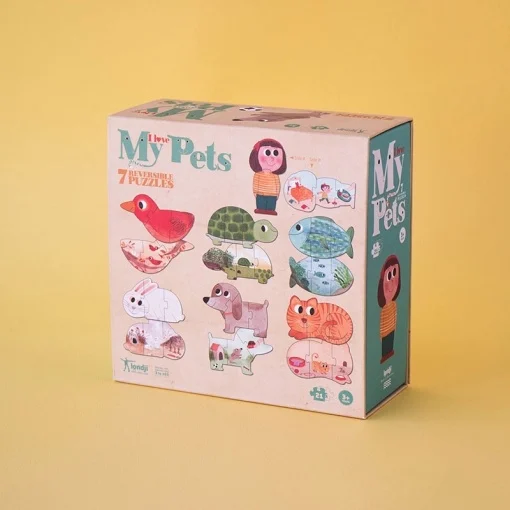 Puzzle reversibil Animale de companie, Londji [4]