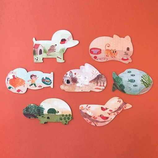 Puzzle reversibil Animale de companie, Londji [7]