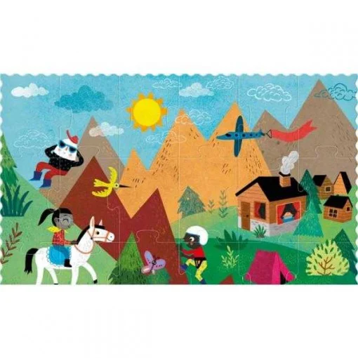 Puzzle reversibil Haideti la munte!, Londji [3]