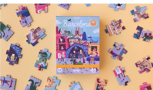 Puzzle reversibil Zi si noapte in Barcelona, Londji [5]