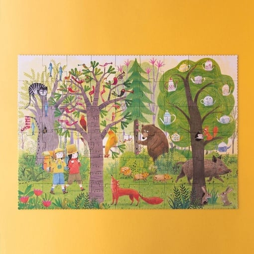 Puzzle reversibil Zi si noapte in padure, Londj [5]