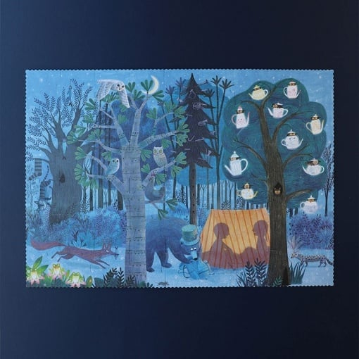 Puzzle reversibil Zi si noapte in padure, Londj [3]