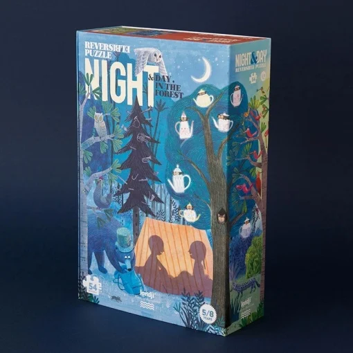 Puzzle reversibil Zi si noapte in padure, Londj [2]