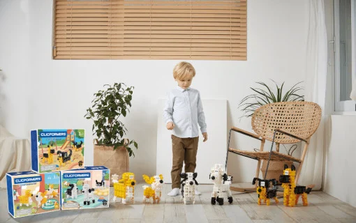 Set de construit Clicformers-Animale prietenoase, 79 piese [5]