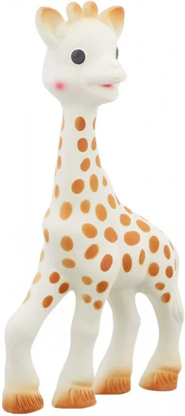 Set Girafa Sophie si figurina din cauciuc pentru rontait So pure [2]