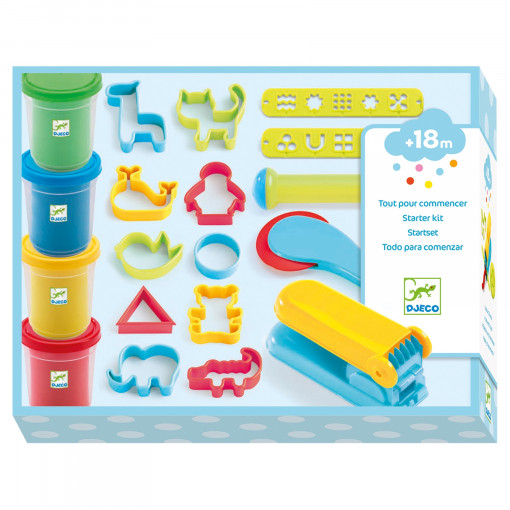 Set modelaj cu plastilina Culori de baza, Djeco [4]