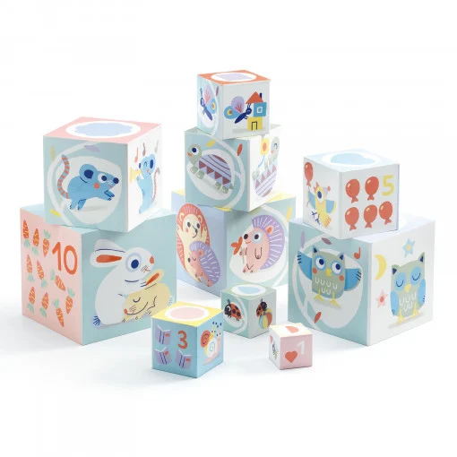 Turn de construit BabyBloki, Djeco [3]