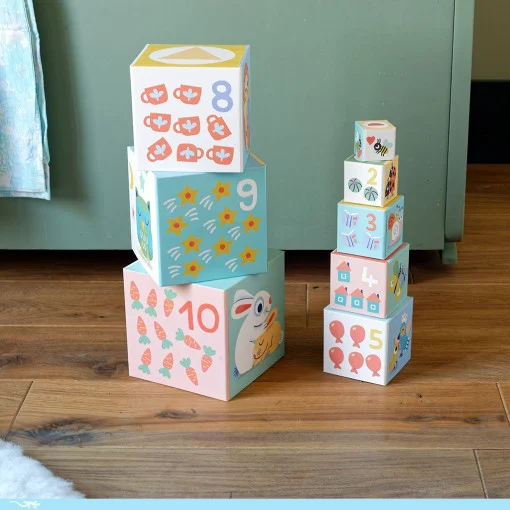 Turn de construit BabyBloki, Djeco [4]