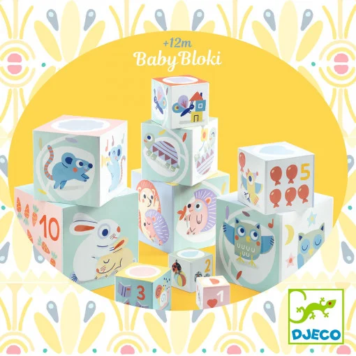 Turn de construit BabyBloki, Djeco [5]