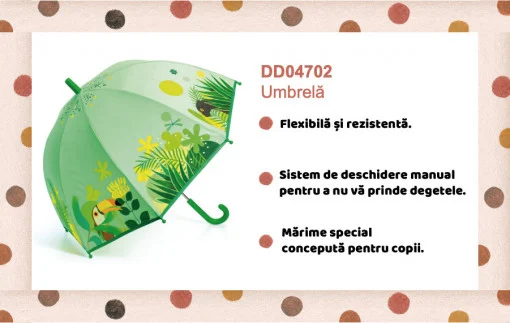 Umbrela pentru copii Jungla, Djeco [2]