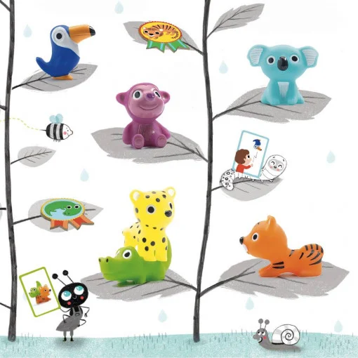 Animalute din silicon Troopo savana, Djeco [2]