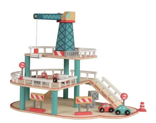 Alte jucarii copii - Garaj cu macara si vehicule, Egmont Toys