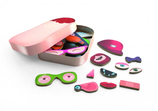 Joc cu magneti Portraito, Djeco [1]