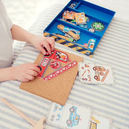 Joc de asamblat Vehicule Tap Tap, Djeco [3]