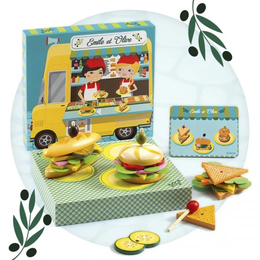 Joc de rol Confectionat sandvisuri, Djeco [1]