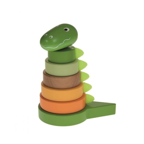 Jucarii din lemn - Piramida tip Montessori, dinozaurul Arthur, Egmont Toys