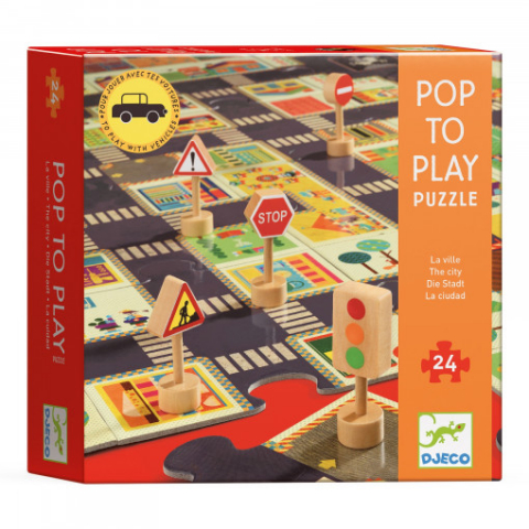 Puzzle Pop to play Orasul, Djeco [3]