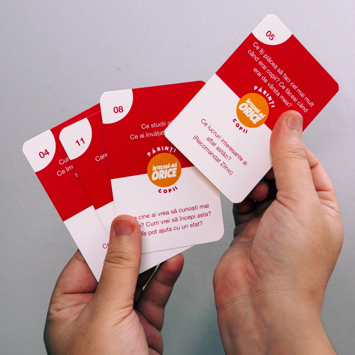 Joc de cărți Întreabă-mă orice - Set de întrebări pentru Părinți și Copii [7]