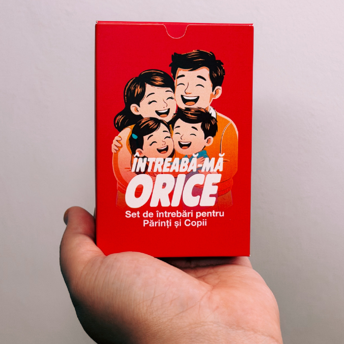 Joc de cărți Întreabă-mă orice - Set de întrebări pentru Părinți și Copii [3]