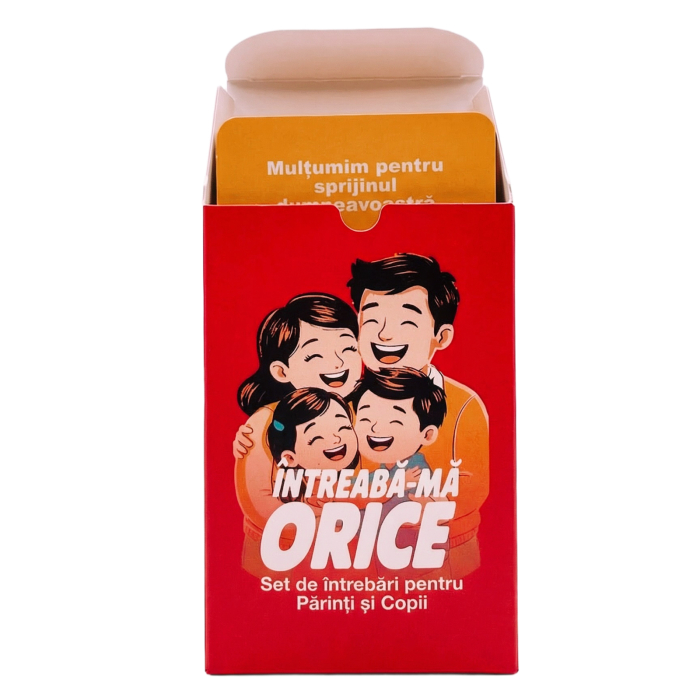 Joc de cărți Întreabă-mă orice - Set de întrebări pentru Părinți și Copii [9]