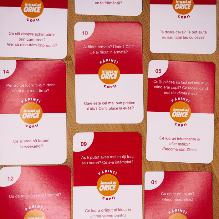 Joc de cărți Întreabă-mă orice - Set de întrebări pentru Părinți și Copii [4]