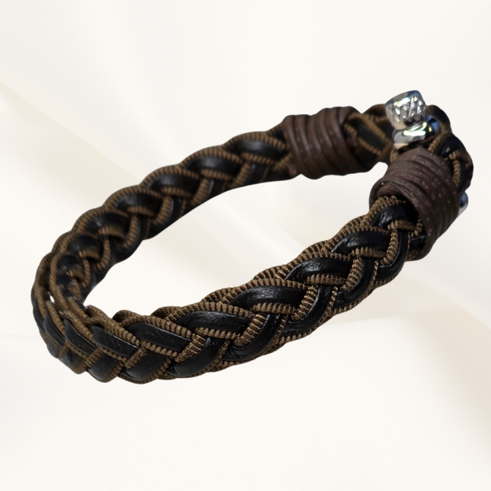 Bratara impletita din piele Dark Power [4]