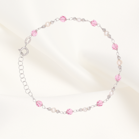 Silver Touch - Bratara argint Pearl Blossom