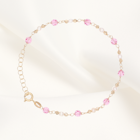 Silver Touch - Bratara argint Pearl Blossom Whisper