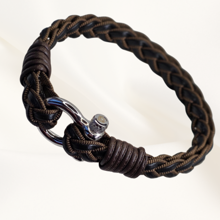 Cadouri - Bratara impletita din piele Dark Power