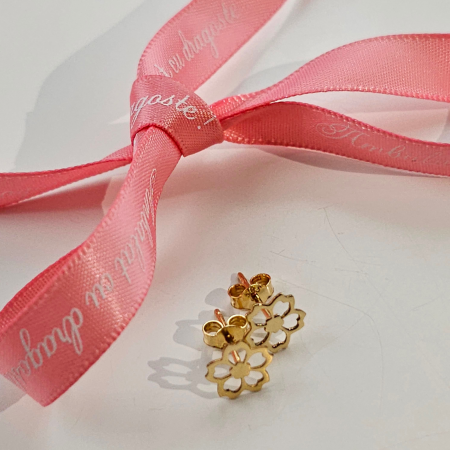 Cercei ,,Golden Blossom'', Aur galben 14K [2]