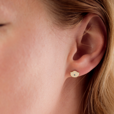 Cercei  Blue Diamond Treasure  Aur galben 14K, cu Diamante albastre [2]