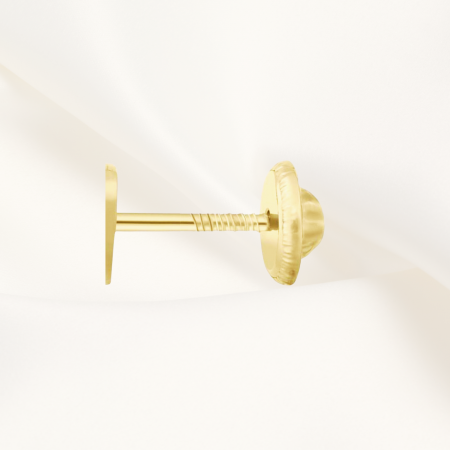 Cercei ,,Diamond Air Baloons" cu Diamante, Aur14K, inchidere cu protectie, Marime Mica, bebelusi si fetite, 0-5 ani [1]