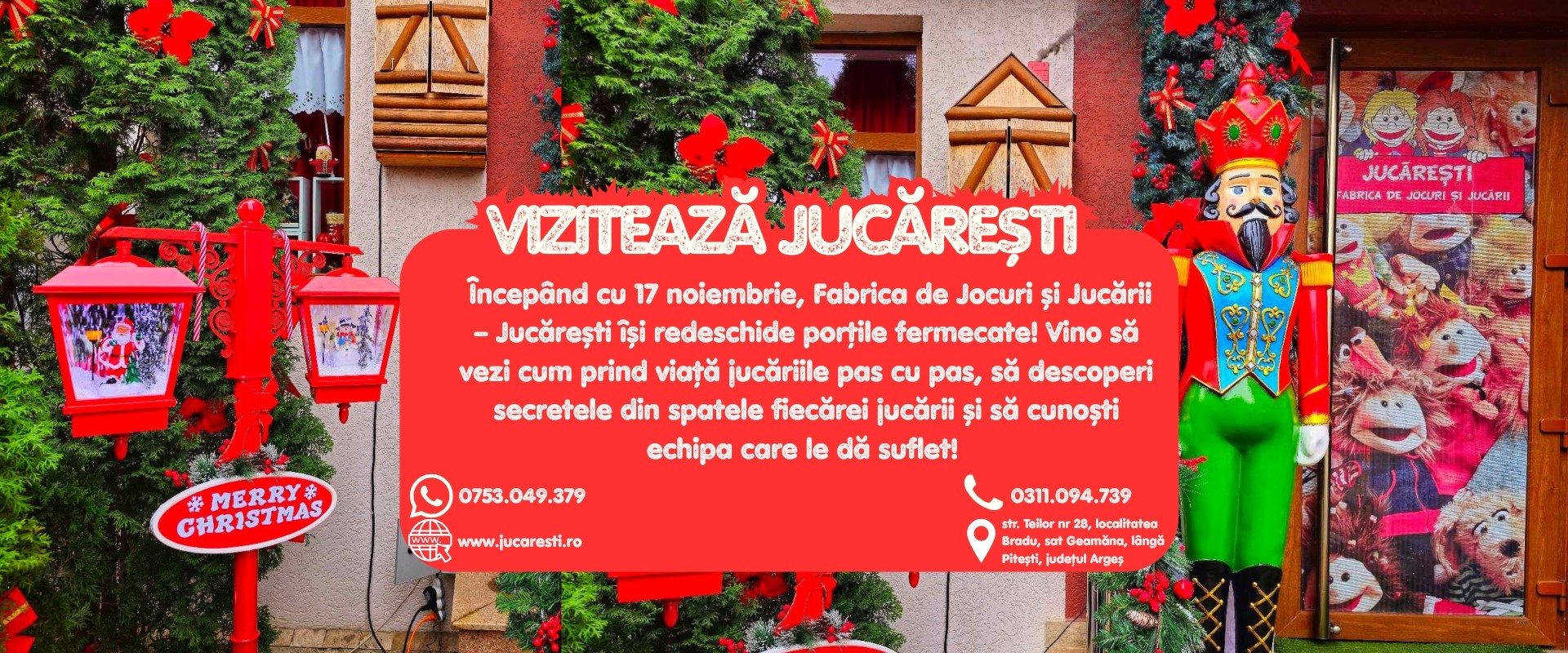 Viziteaza Fabrica Jucărești!
