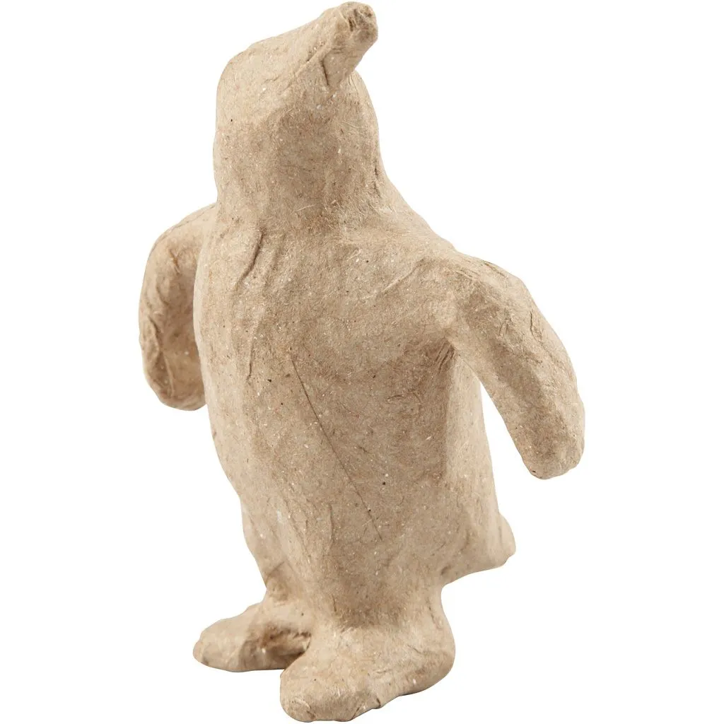 Animal din hârtie reciclată pentru decorat - Pinguin, 8 x 6 cm [1]