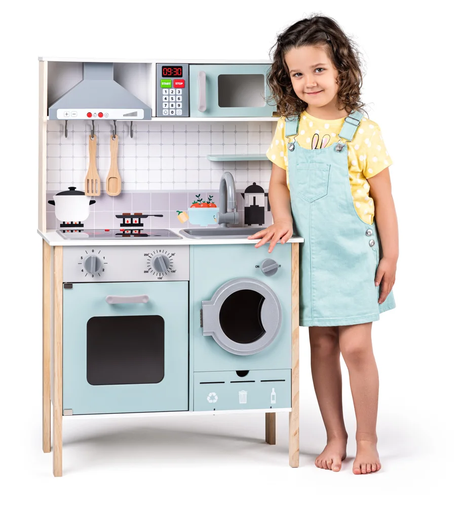 Noutăți - Bucătărie din lemn cu lumini și sunet - Dakota