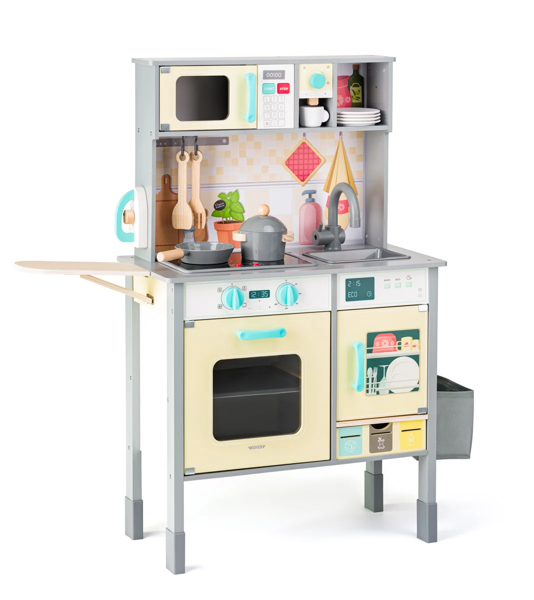 Noutăți - Bucătărie din lemn cu lumini și sunet - Mia