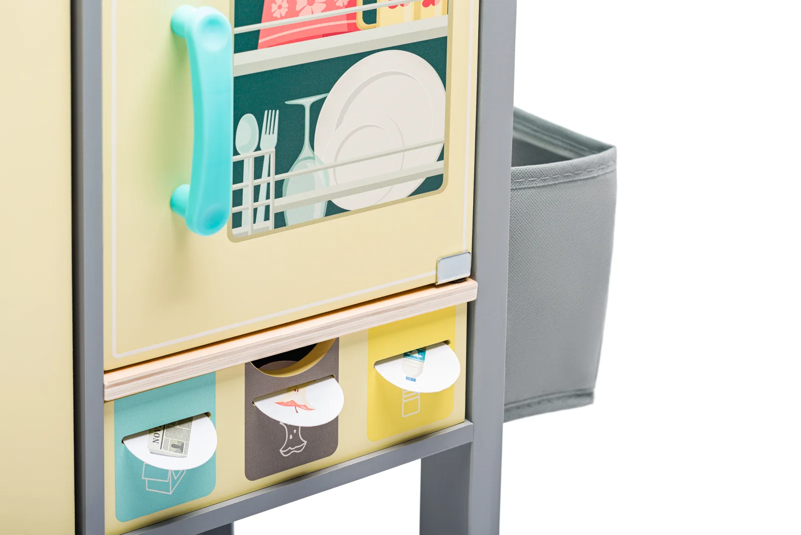 Bucătărie din lemn cu lumini și sunet - Mia [4]