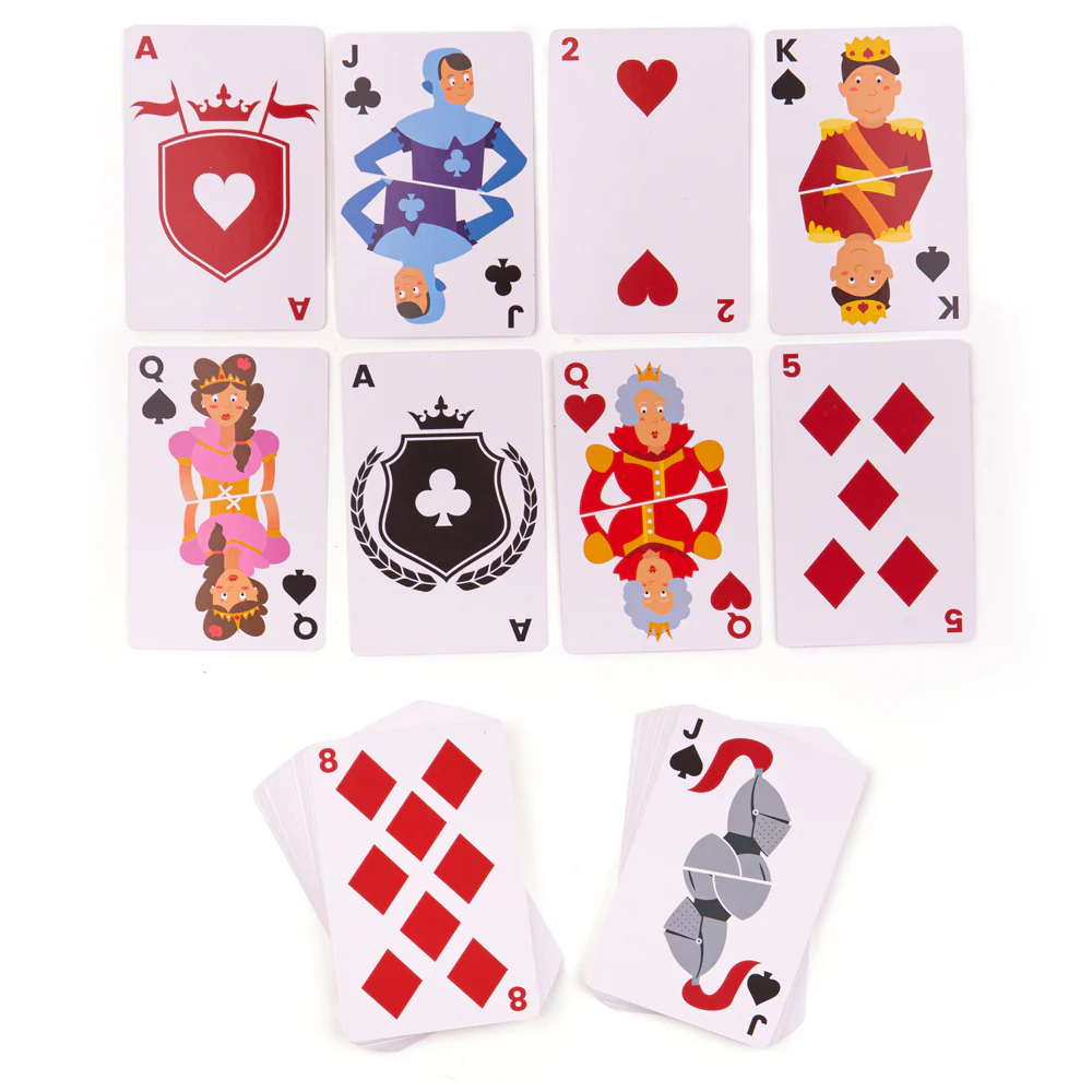 Jocuri si jucarii educative - 13260 33007 Cărți de joc clasice Bigjigs