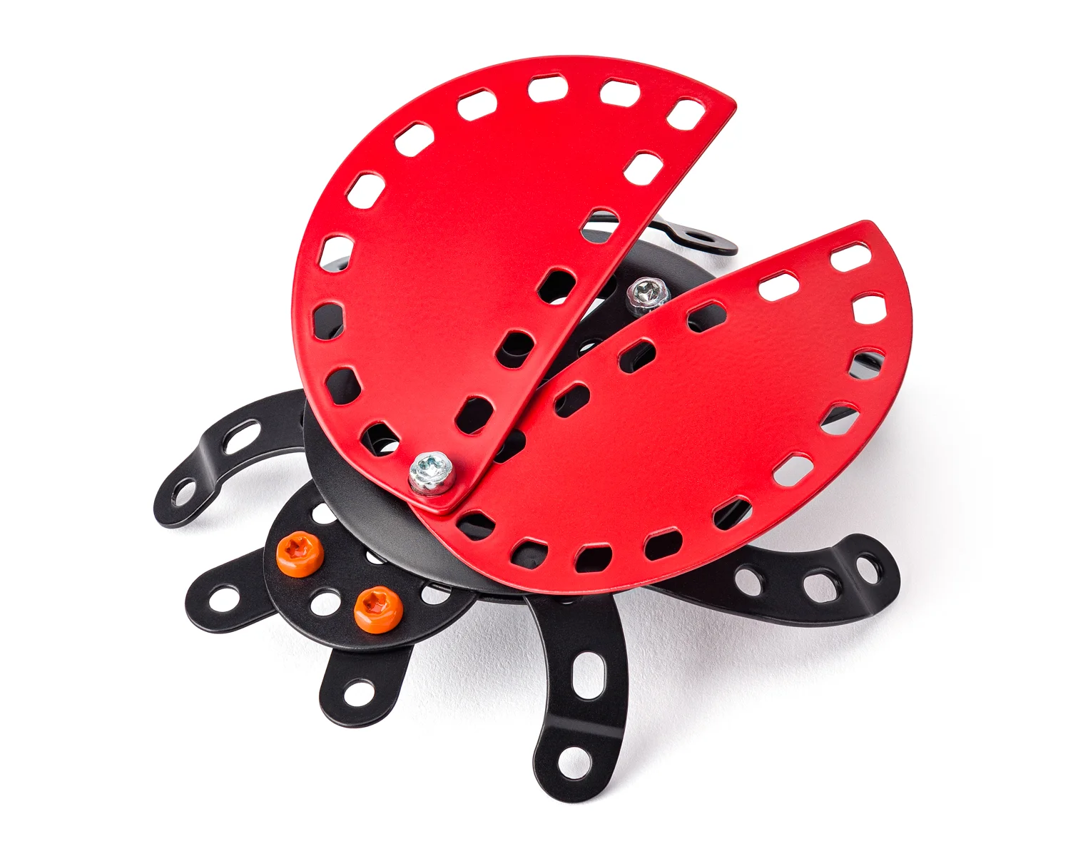 Joc de construcție cu piulițe și șuruburi metalice - Buburuză [2]