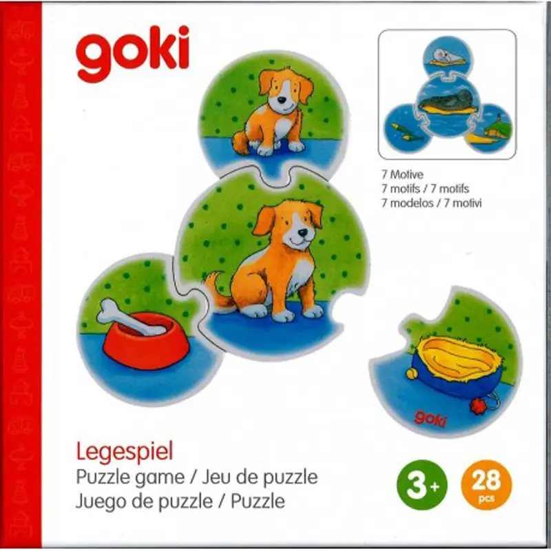 Joc de puzzle din lemn – Animale [3]