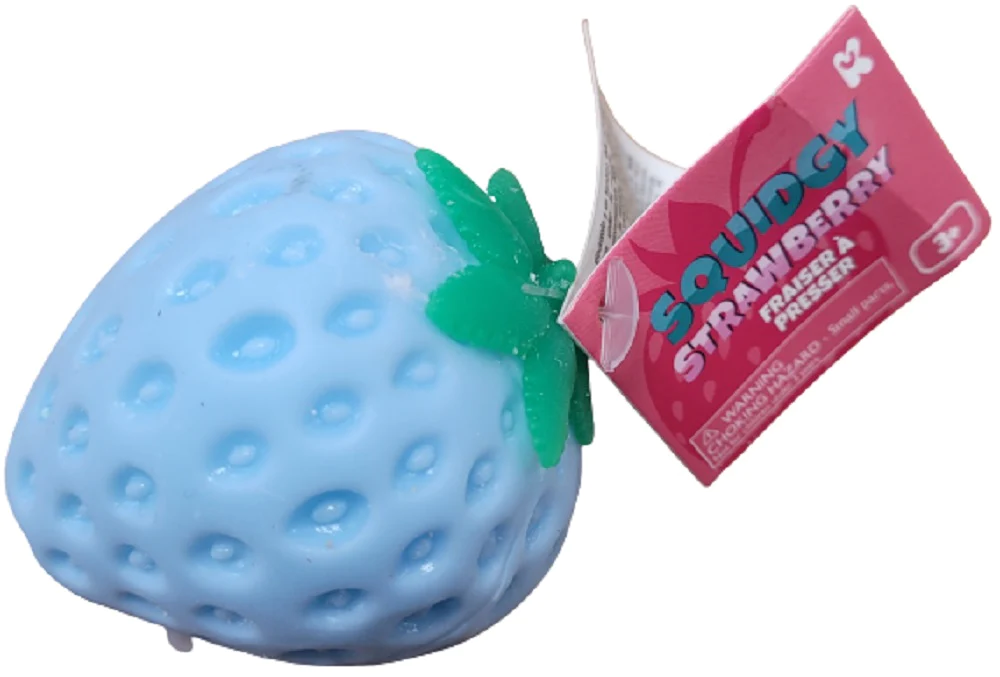 Jucarie antistres - Capsuna din cauciuc moale [2]