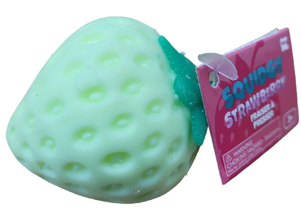 Jucarie antistres - Capsuna din cauciuc moale [3]