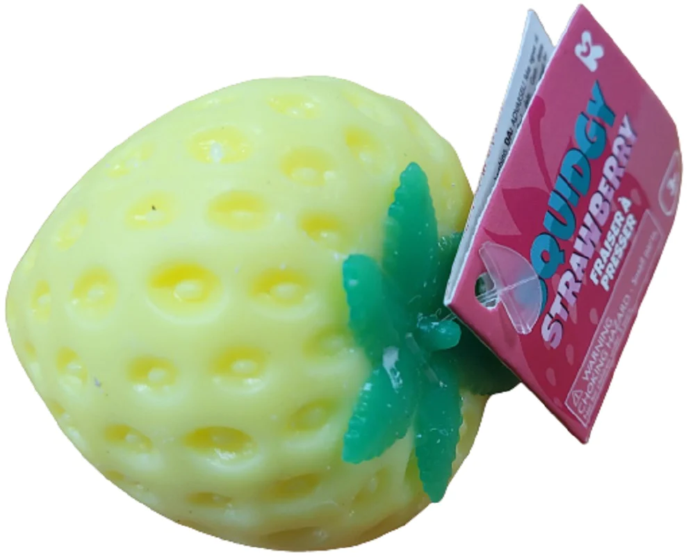 Jucarie antistres - Capsuna din cauciuc moale [4]